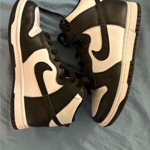 Nike Dunk High Retro Black and White